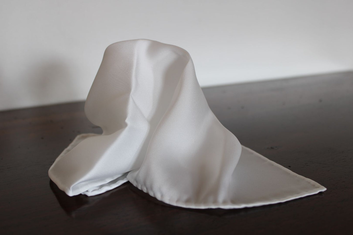 Fazzoletto da taschino bianco