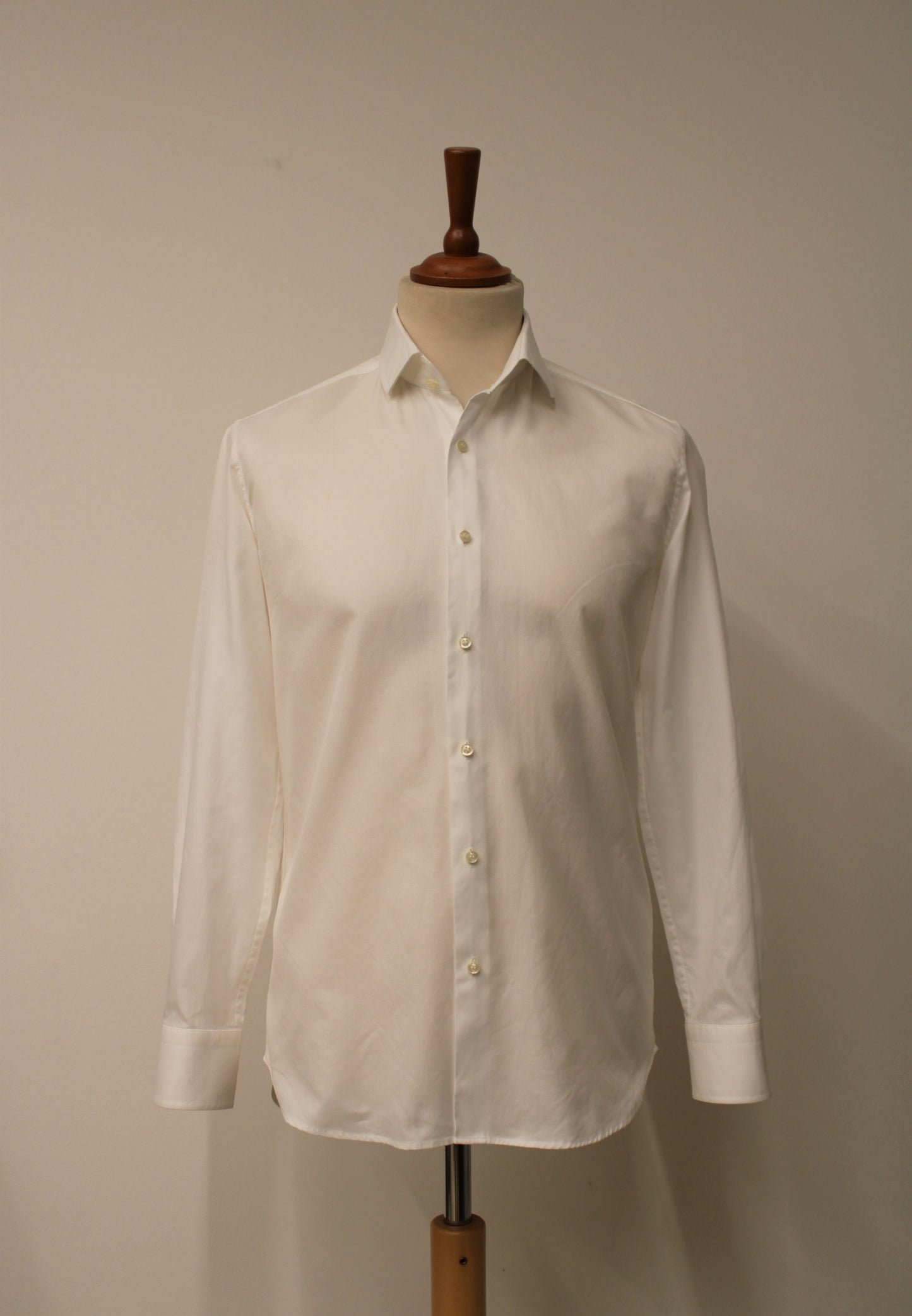 Camicia bianca garzata
