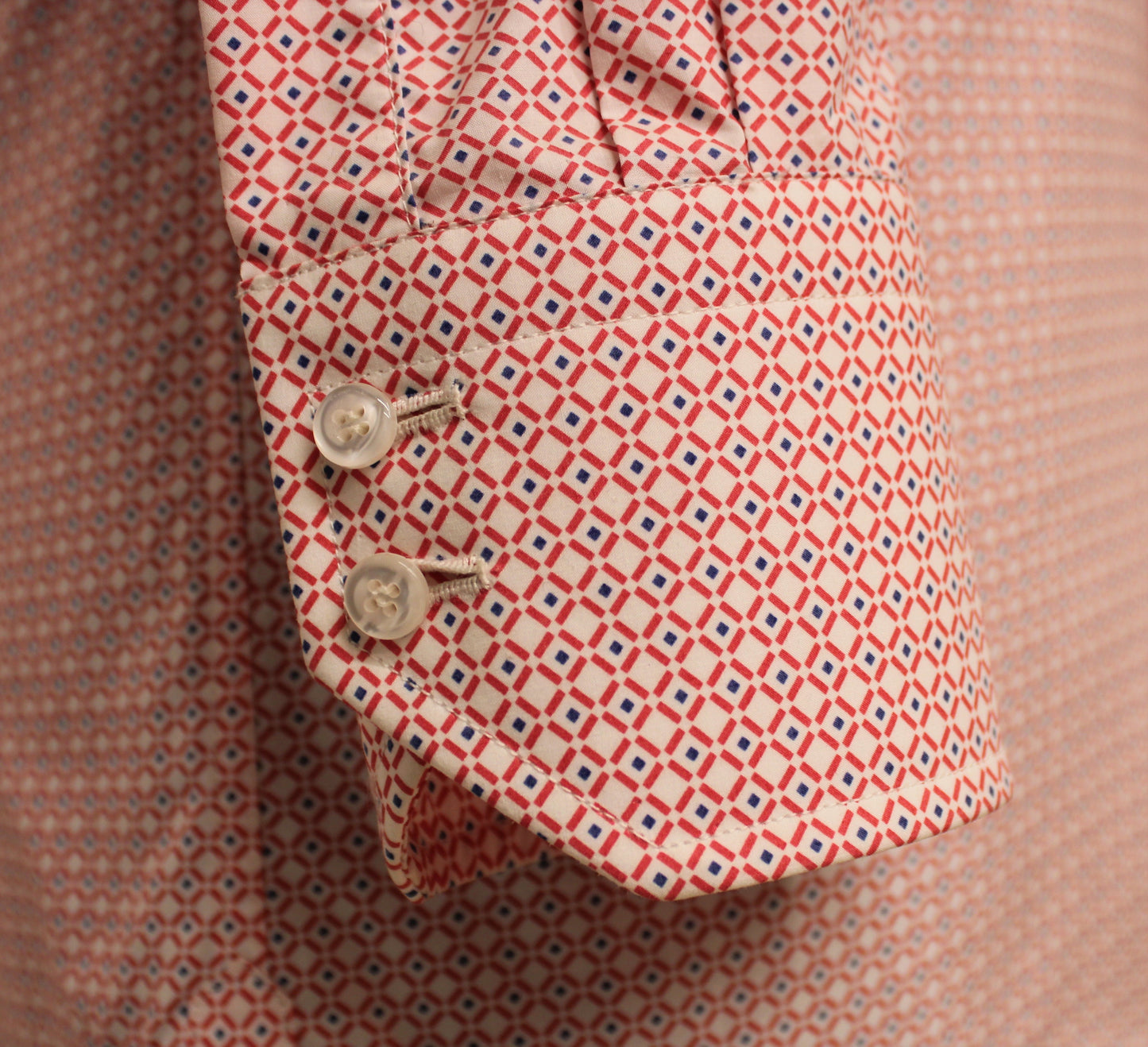 Camicia fantasia rosso
